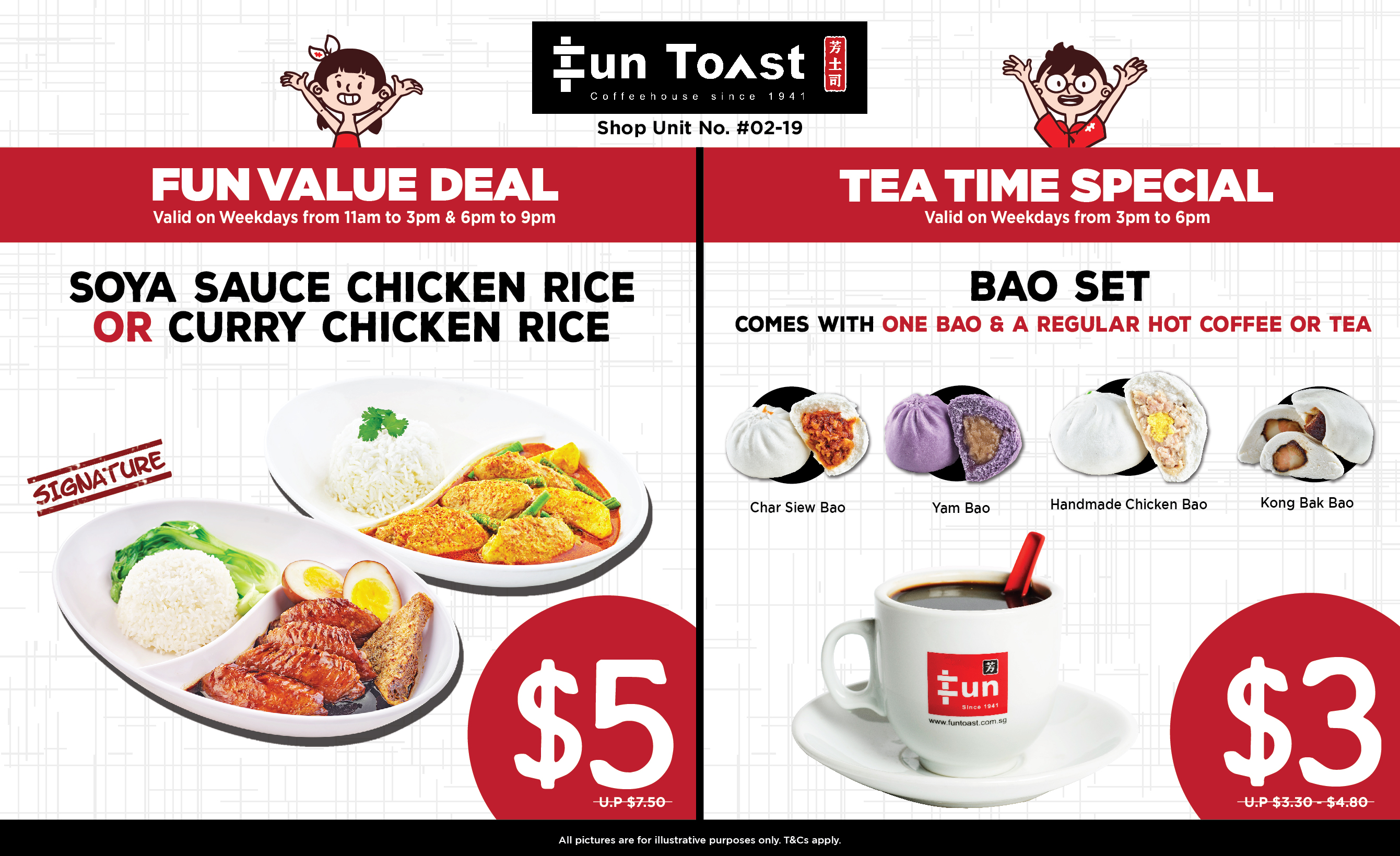 [Fun Toast] Fun Weekdays Special Deals 